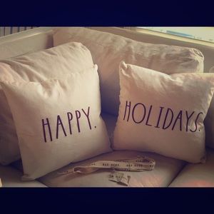 Rae Dunn Holiday Pillows